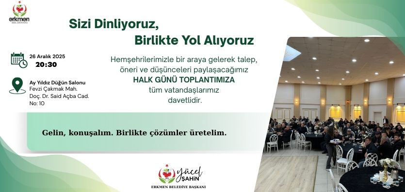 HALK G�N� TOPLANTISI